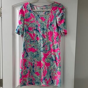 Lilly Pulitzer Pink Multi Floral Shift Dress